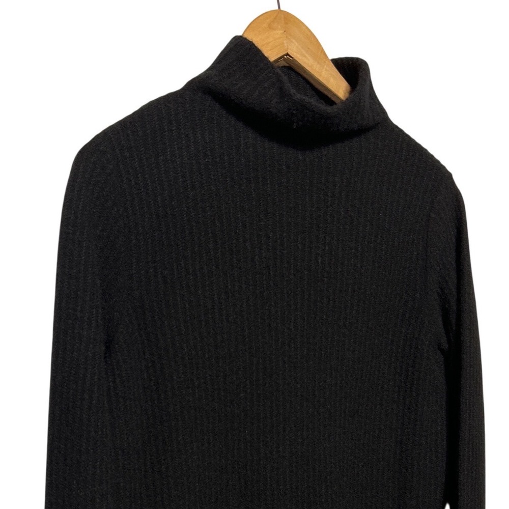 Vince Cashmere Side Slit Sweater Black Women's Size Medium EUC